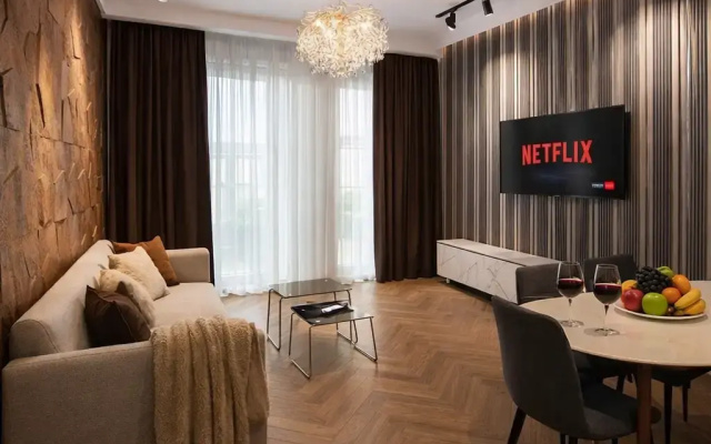 Апартаменты Дизайнерская 3-комнатная квартира бизнес-класса в ЖК Parkwood