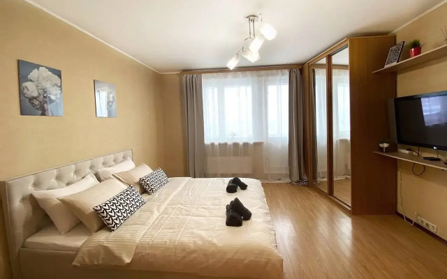 Квартира Top Rooms: Однокомнатная у метро Дубровка