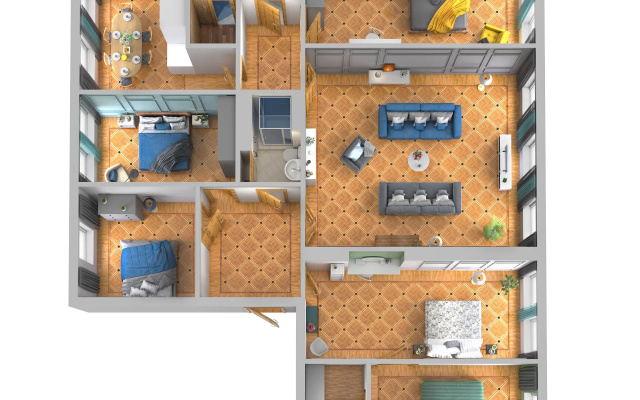 Апартаменты Minin Apartments у Эрмитажа 200 кв.м.