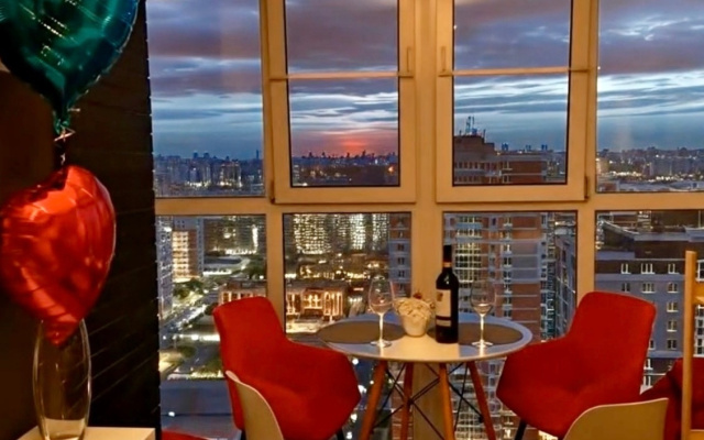 Апартаменты Видовая студия City Skyline Studio в ЖК Елецкий