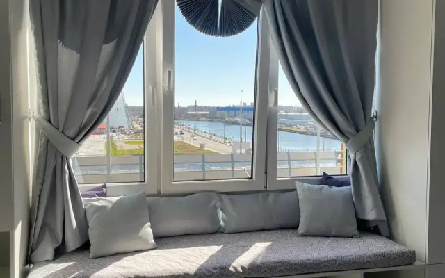Квартира на Рыбной Деревне с видом на набережную