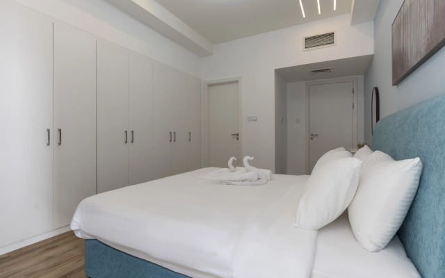 Апартаменты 1BR Beach Access Pool Gym Pacific Al Marjan