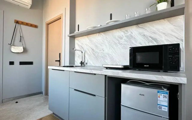 Квартира студия, 27 м², 2 кровати