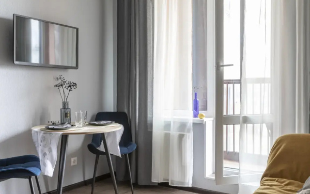 Апартаменты Студия с Балконом Moderna Flat у Аэропорта