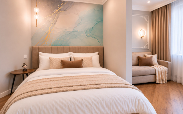 Апартаменты 1к. квартира 45м² с видом на озеро Кабан
