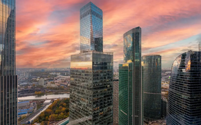 Апартаменты Москва Сити Royal 52 этаж 2 комнаты