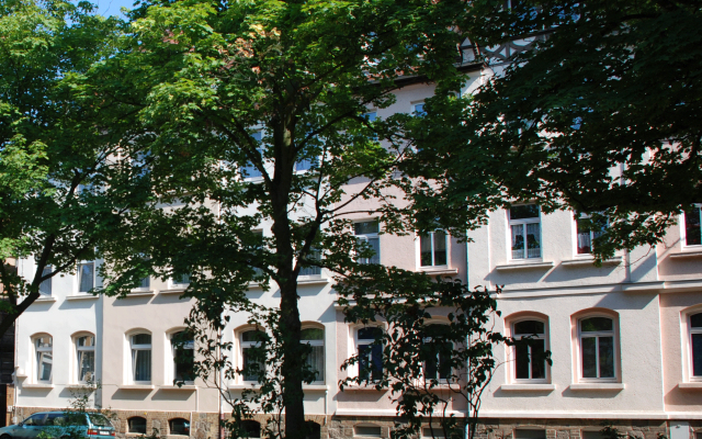 Гостевой Дом Pension Leipzig Georgplatz вид на фасад
