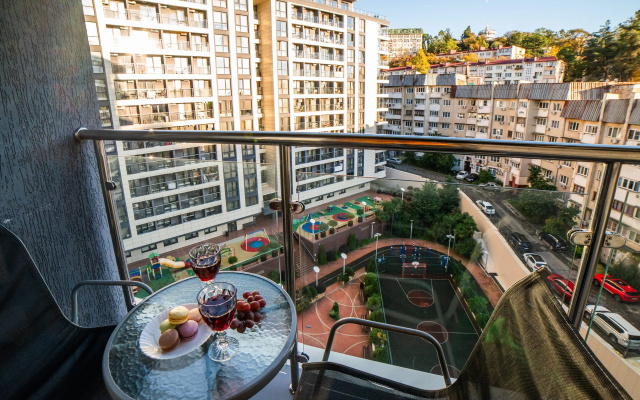 Апартаменты Sun city apartments ЖК Сокол с балконом