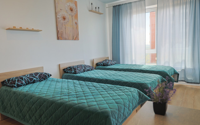 Квартира 1к 58 м² 6 Кроватей