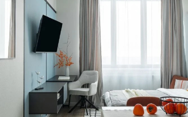 Квартира студия EasyGuest с видом на город м. Свиблово