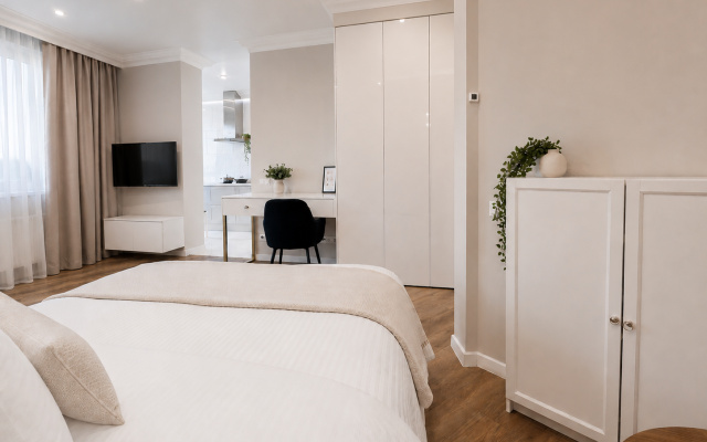 Апартаменты 1к. квартира 45м² с видом на озеро Кабан