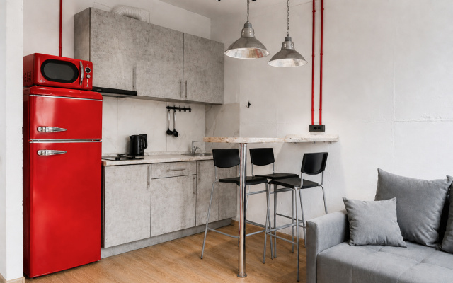 Квартира Современная в стиле Лофт с панорамной лоджией