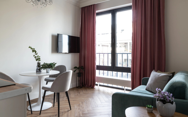 Квартира Moscow Deluxe Apartments Silver Fountain