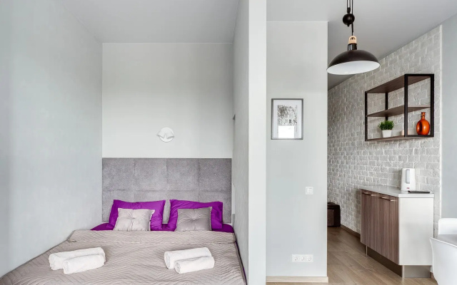 Апартаменты SMART LOFTS | White | На 4 гостя у метро Дмитровская в ЖК бизнес-класса