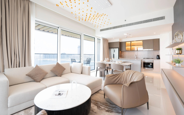 Апартаменты Keyrock Sea & Palm Views