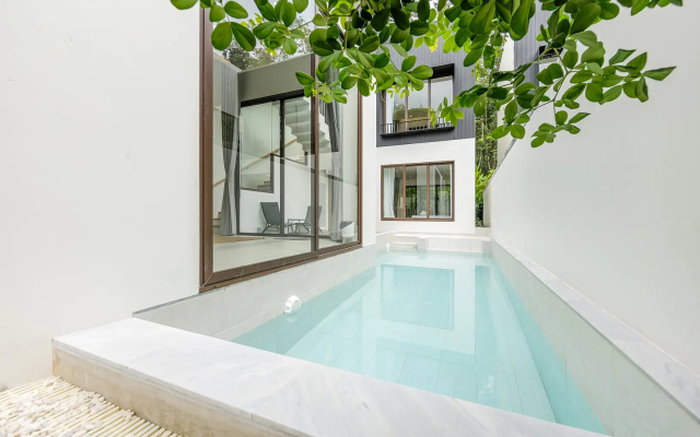 Вилла Qabalah 2BR Villa, Pool & Rooftop near Bangtao