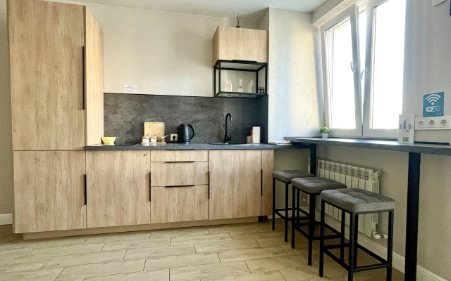Квартира-студия сети "PanApartments" в самом центре города