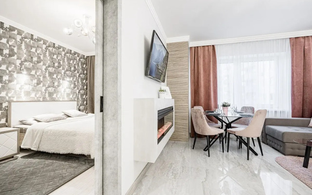 Апартаменты MGApartment 3 спальни с камином и джакузи
