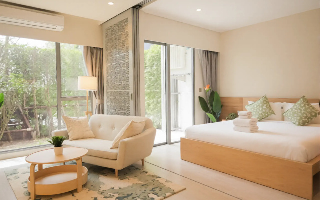 Апартаменты Nice apartments with lake views in Laguna