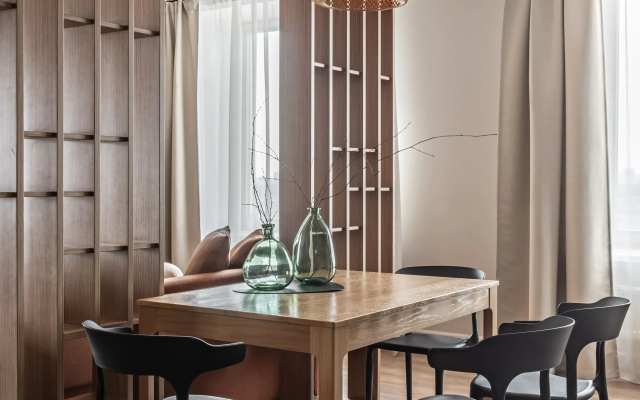 Квартира Moscow Deluxe Apartments Family suite city view-2