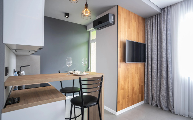Апартаменты Red Apartments Арт Лайт Дени