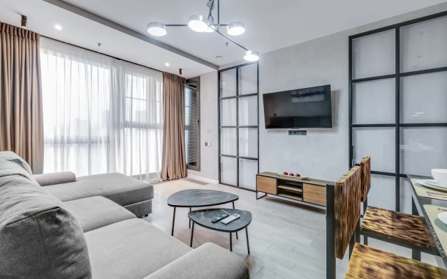 Апартаменты Двухкомнатные Премиум с Красивым Видом Business Apartments