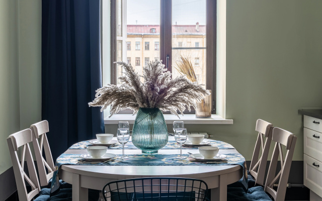 Апартаменты D apartments c 2-мя спальнями, эркером и видом на Фонтанку №4