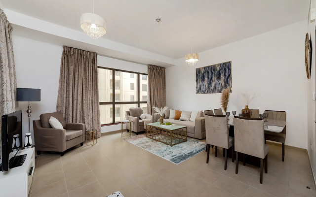 Апартаменты Beautiful 2BR at Amwaj 4