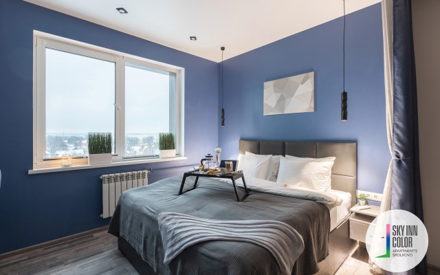 Апартаменты Sky Inn Color Blue в Сколково рядом с МЦД Немчиновка