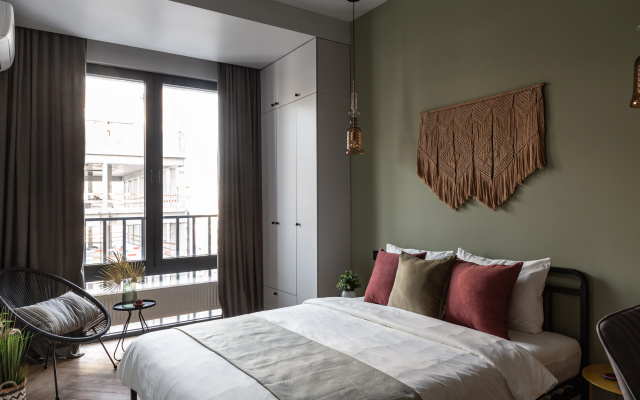 Квартира Moscow Deluxe Apartments Silver Fountain Studio