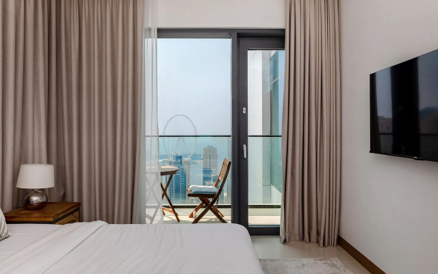 Апартаменты Stylish 2BR with Marina Views