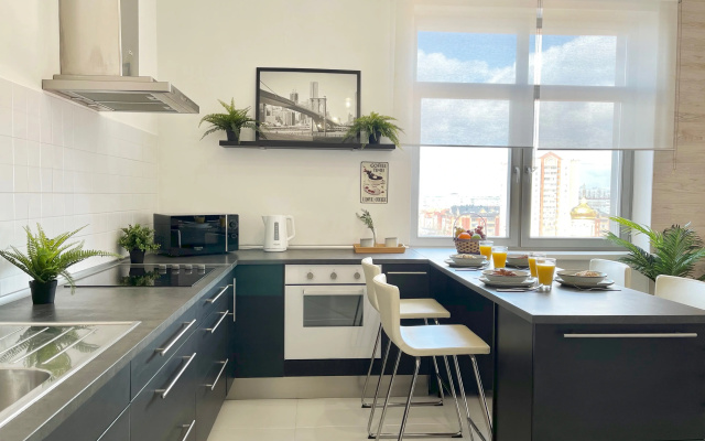 Апартаменты SUNVILLES Светлая 3 Комнатная Квартира  в ЖК Берег