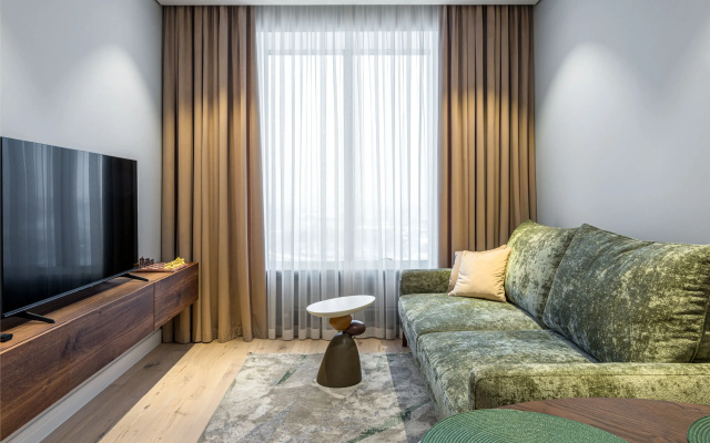 Апартаменты Flat Inn в ЖК Дом Chkalov у метро Курская