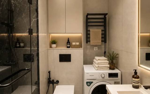 Апартаменты Дизайнерская студия в Modera Tower Вид на город