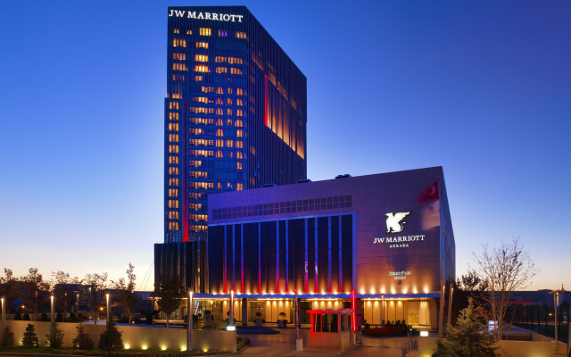 Jw Marriott Hotel Ankara вид на фасад