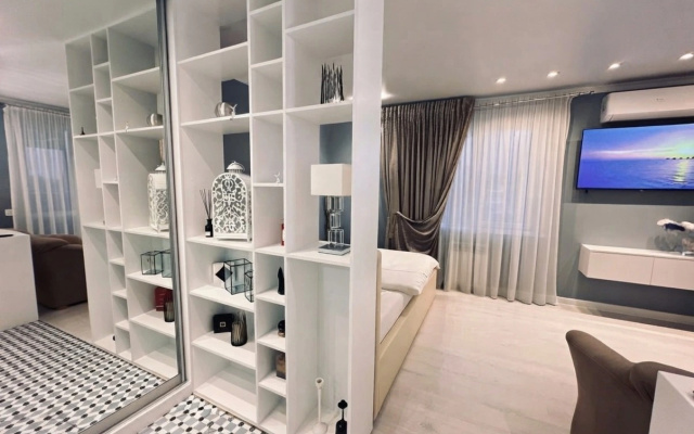 Квартира FlatRoom в центре на 11 этаже для 3 гостей