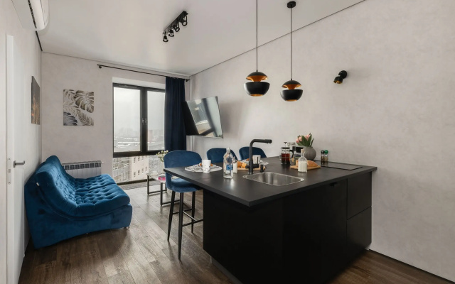 Апартаменты SMART LOFTS | Blueberry | С отдельной спальней | Бизнес-класс у метро
