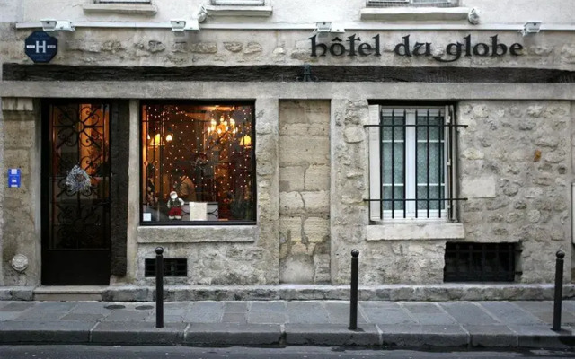 Hotel Du Globe Paris Париж вид на фасад