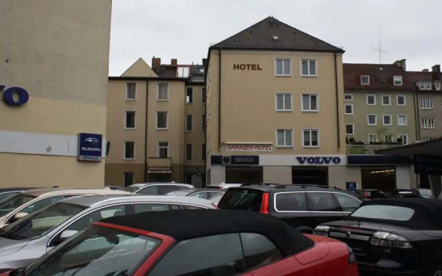 Hotel Isarblu Мюнхен парковка