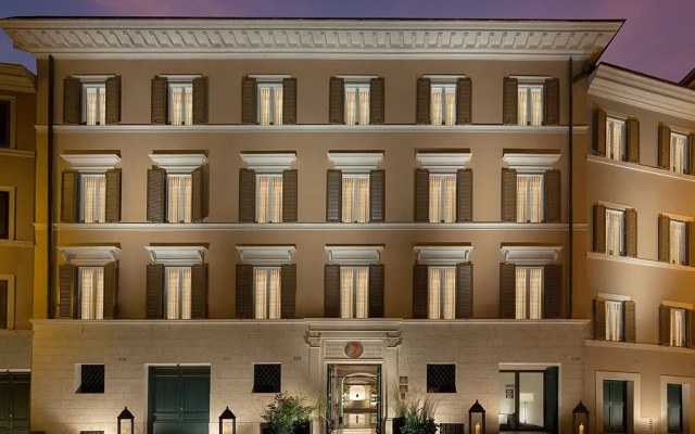 Отель Palazzo Scanderbeg Рим вид на фасад