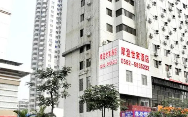 Отель Xiamen Mode Inn Wenzao Branch Сямынь вид на фасад