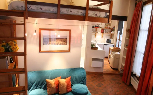 Апартаменты Latin Quarter Apartment 4 guests Париж комната для гостей