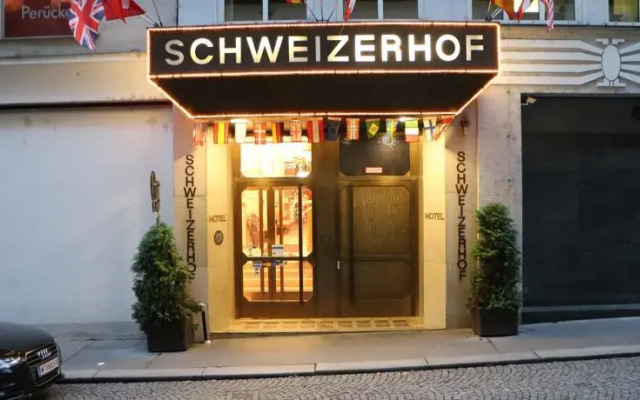 Schweizerhof Hotel Вена вид на фасад