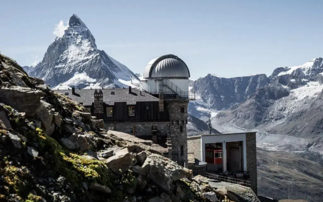 Отель 3100 Kulmhotel Gornergrat Швейцария, Церматт - отзывы, цены и фото номеров - забронировать отель 3100 Kulmhotel Gornergrat онлайн вид на фасад
