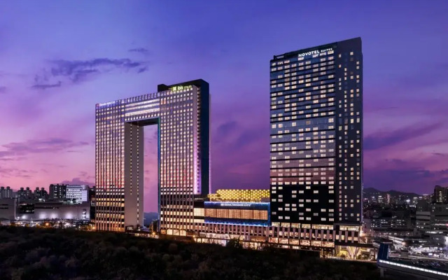 Отель Novotel Ambassador Seoul Yongsan - Seoul Dragon City вид на фасад