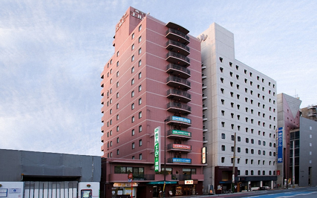 Hotel New Gaea Фукуока вид на фасад