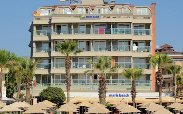 Отель Maris Beach Otel вид на фасад