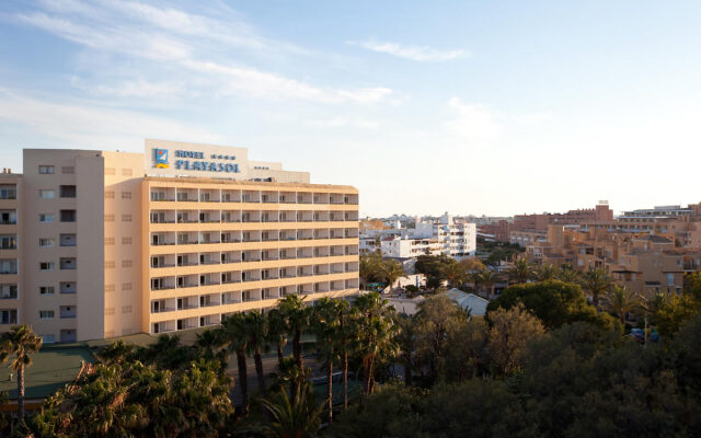 Playasol Aquapark & Spa Hotel вид на фасад
