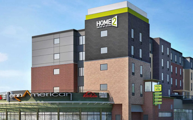 Отель Home2 Suites By Hilton Minneapolis Bloomington Блумингтон вид на фасад