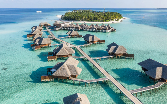 Отель Conrad Maldives Rangali Island пляж